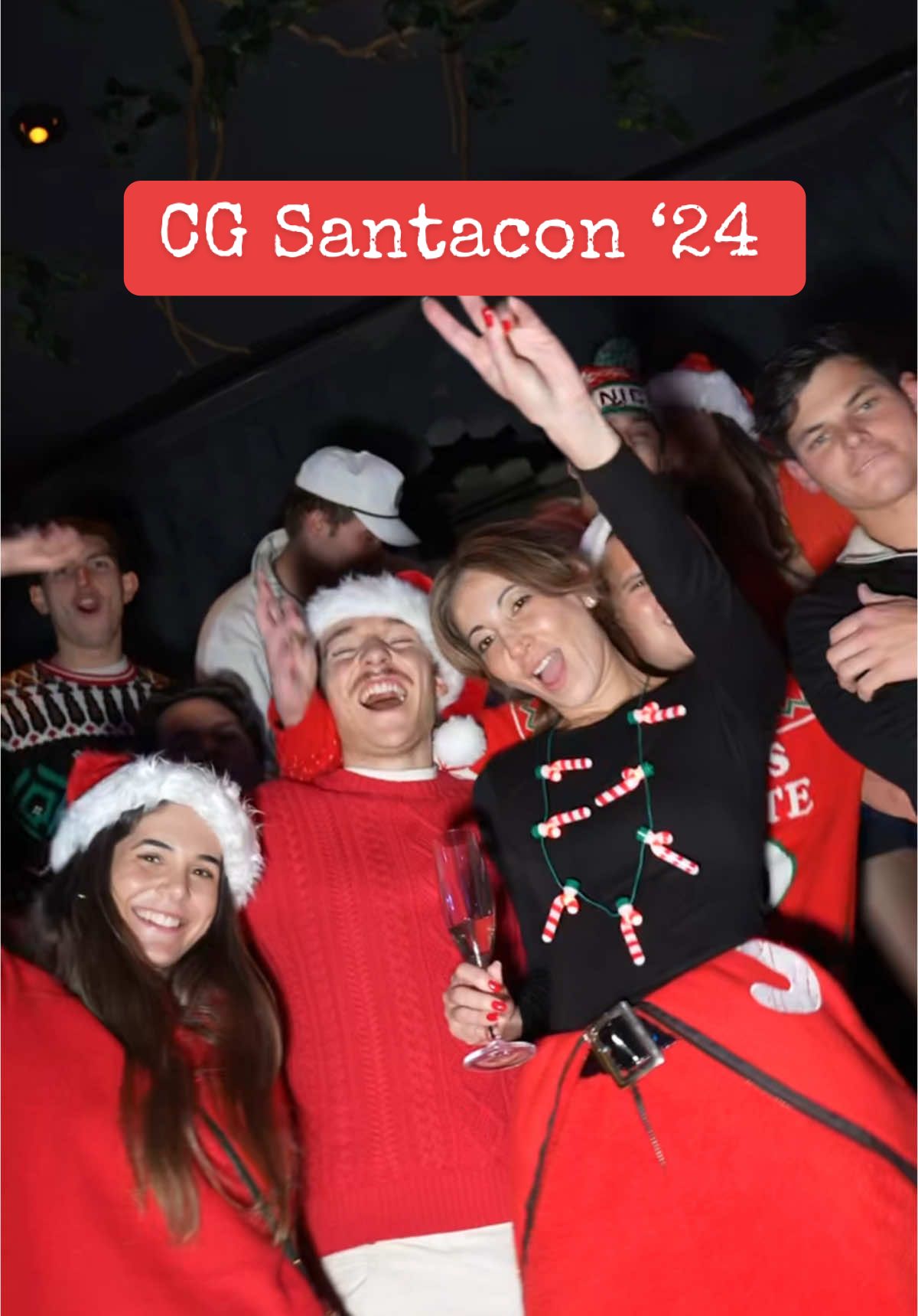 stockings filled with common ground gift cards this christmas #commonground #cgnyc #nycbars #nyc #commongroundbar #santaconnyc #santacon 