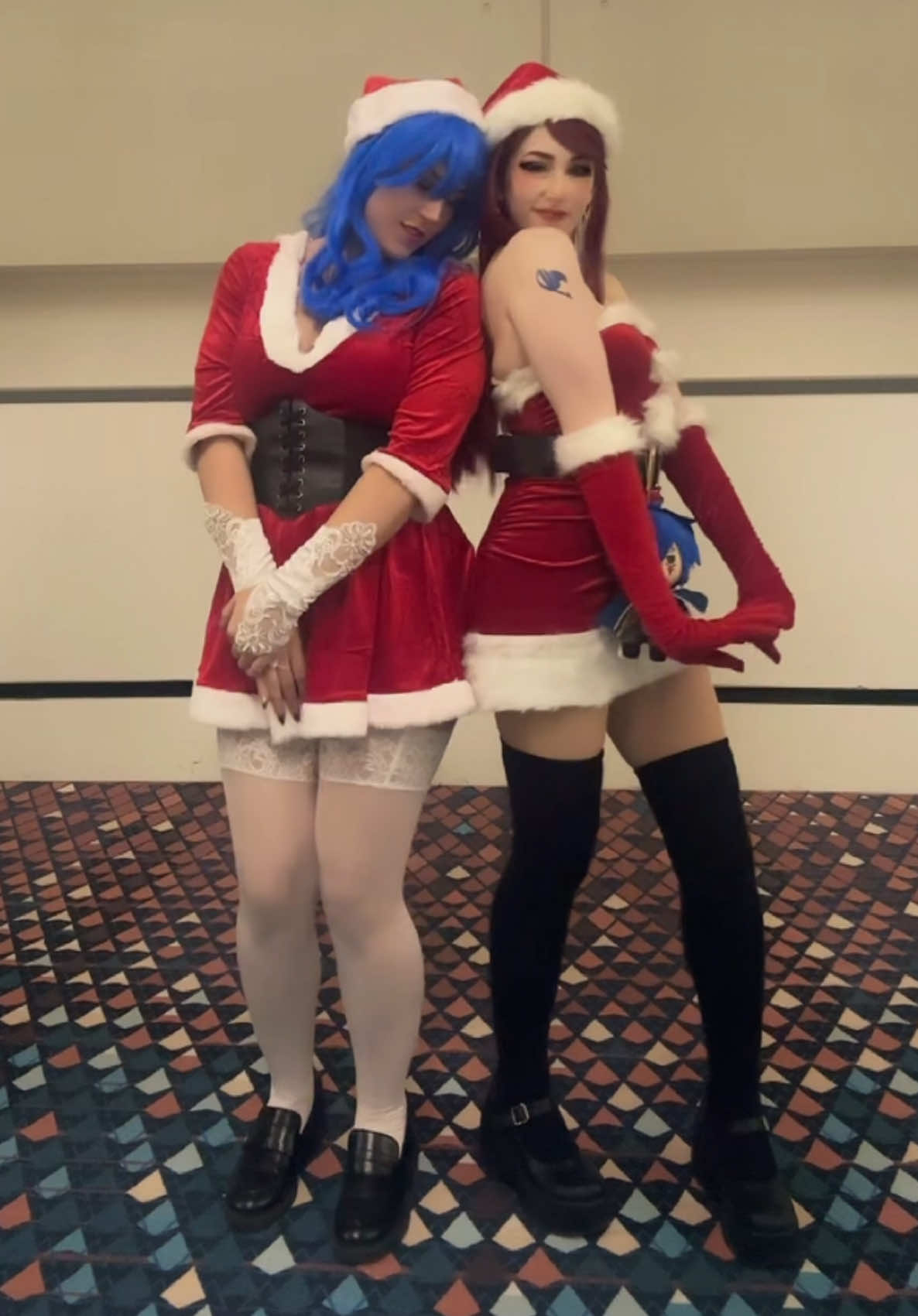 It cut off but i still love it @aeris♡ | noctis☽ 😭 #fairytail #erzascarlet #juvialockser #fairytailanime #lastchristmas 