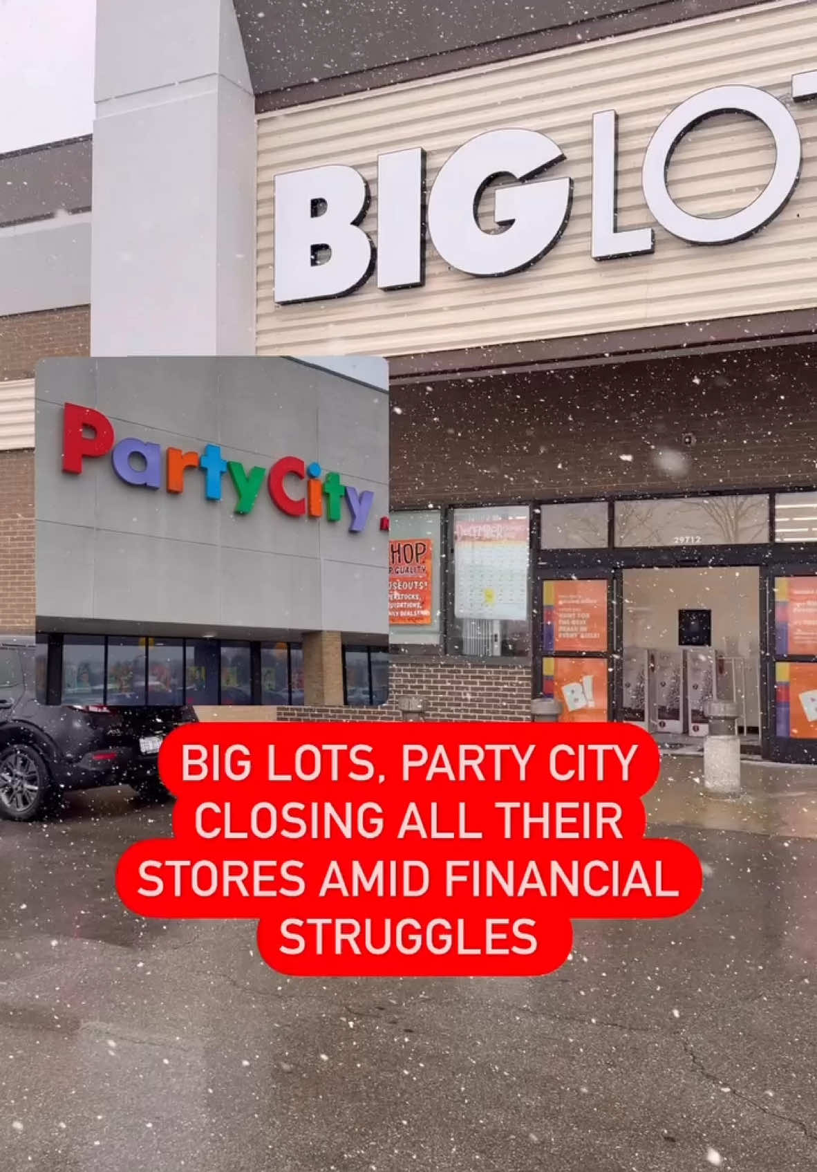 #NEW 🚨: Party City and Big Lots are closing all of their stores in #Michigan. Both stores have been facing financial difficulties. (News & information release only)