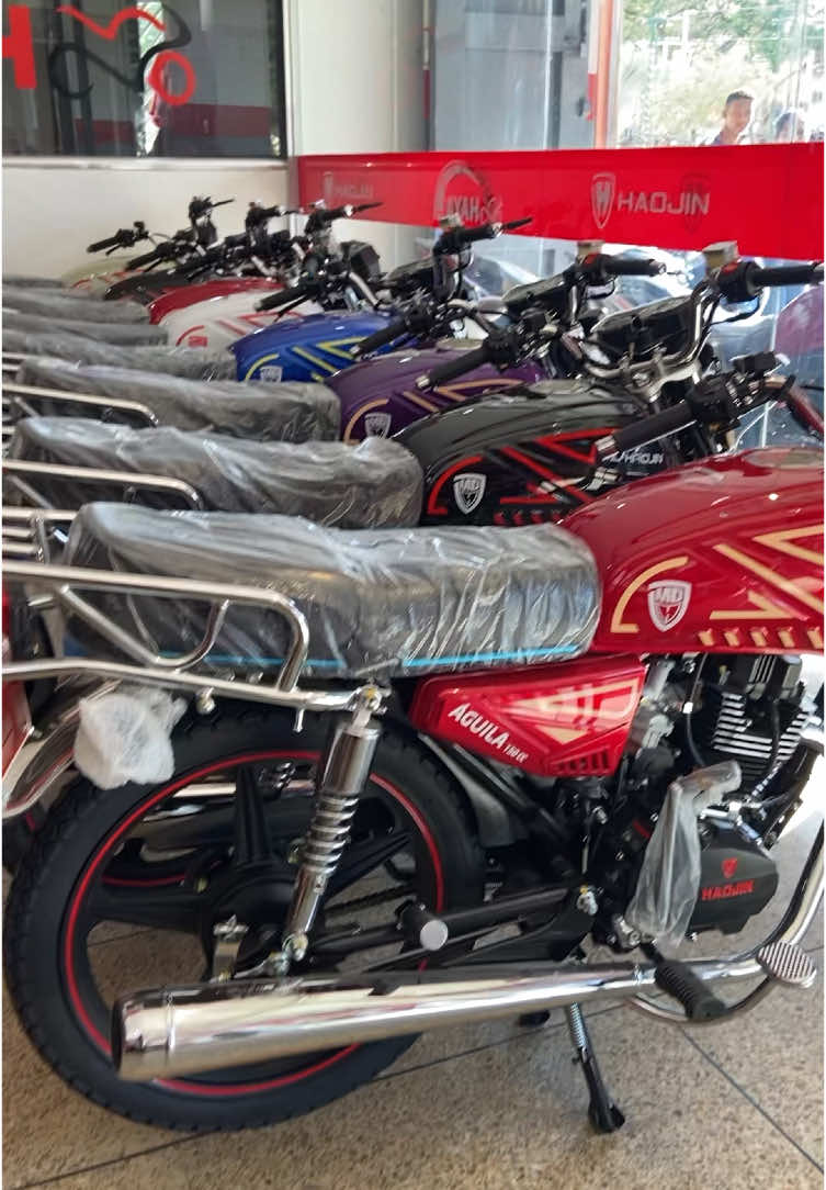 MD HAOJIN AGUILA 150 cc  . .  Disponible en nuestros dos concesionarios en San Fernando de Apure.  .  MOTORS MANUEL C.A.  Av. Los Centauros, Sector Guásimo I,  San Fernando de Apure.  MOTORS MANUEL I CA  Av. Paseo Libertador, entre calle Aramendi y calle Muñoz San Fernando de Apure. 