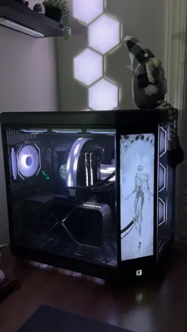 The Specs:  RTX 4090 FE Ryzen 7 7800X3D 32 GB DDR5 6000 Corsair 1000W Hyte y70 Touch NZXT Kraken 360                                     #pcbuild #pcgaming #pcsetup #gamingpc #custompc 