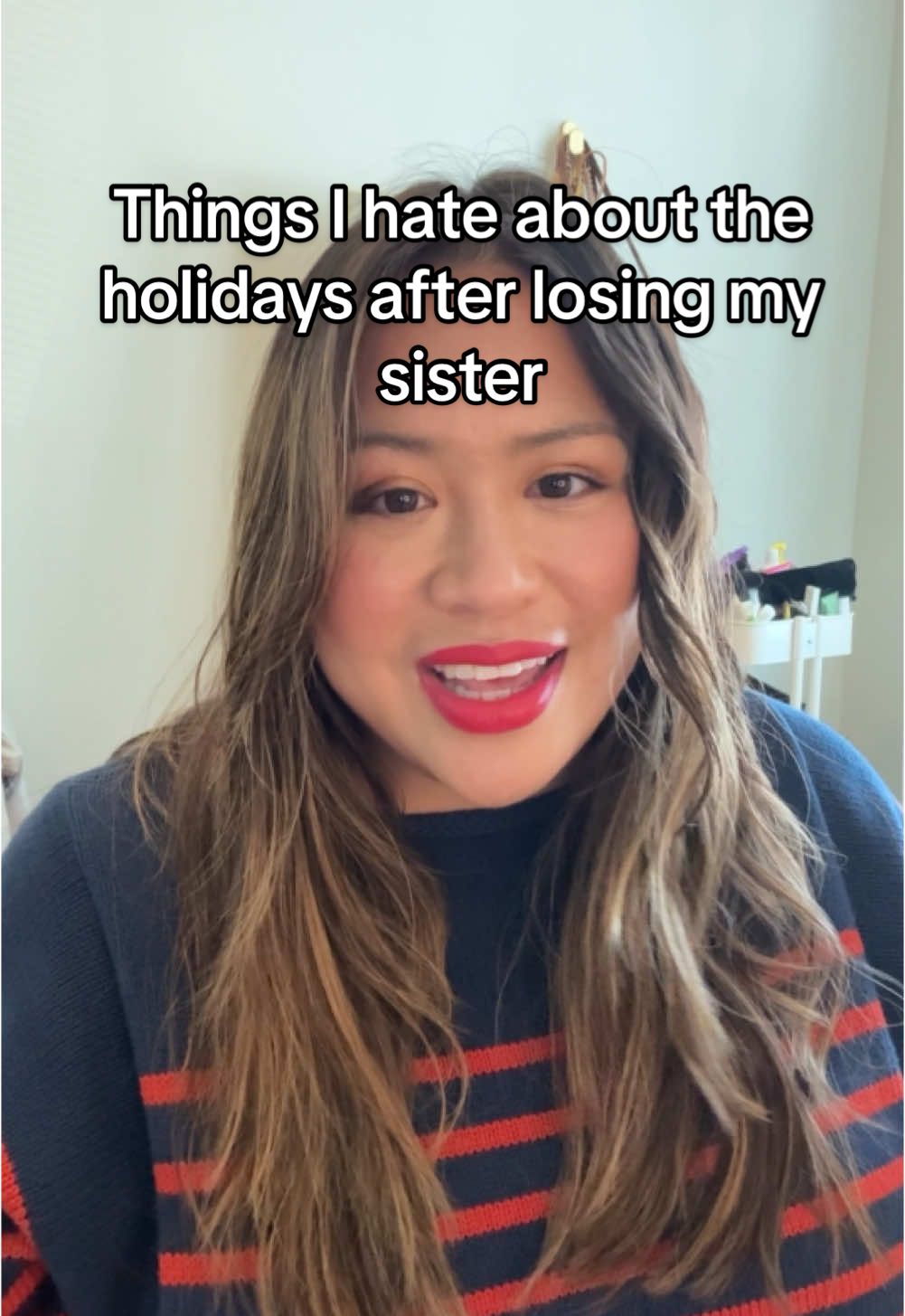 I try to enter the holidays as optimistic as possible and enjoy what i can - but there’s many things that i still dislike about the holidays now that both of my parents and my sister have passed away. #countdowntochristmas #holidaygrief #griefandloss 