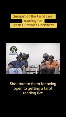 The whole episode is availbale on YouTube and spotify, it really was a great experience doing the reading for them. I wish them all the success that came out in the tarot card reading #crashdummiespodcast #tarotreading 