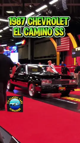 1987 Chevrolet El Camino SS. #classichevrolet #mecumauctions #reels #classiccars #chevroletelcamino 