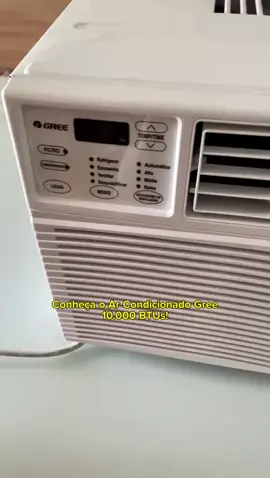 Ar Condicionado De Janela Gree 10.000 BTUs Resistente à Maresia Frio Eletrônico 127v R-32 Cor Branco 110v