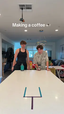 Making a coffee @Carson Genal 