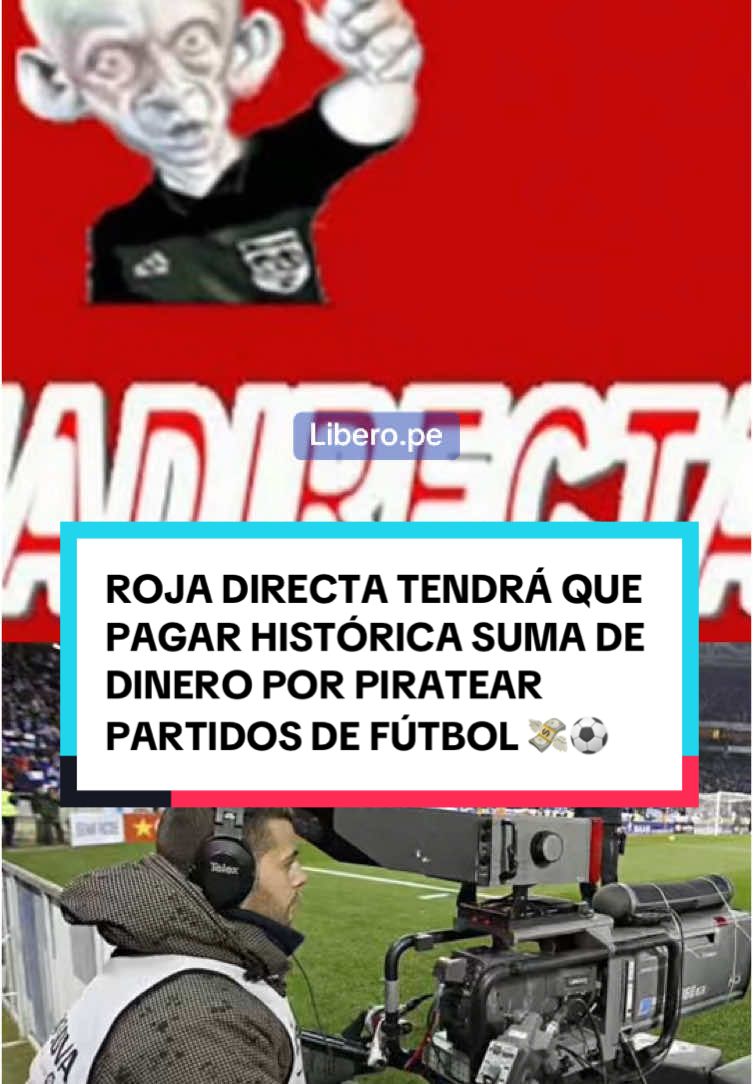 MILLONARIA SUMA🤑🤯 ROJA DIRECTA TV TENDRÁ QUE PAGAR 31,6 MILLONES POR PIRATERIA💸⚽️ #futbol #noticias #footballtiktok #datos #loultimo  