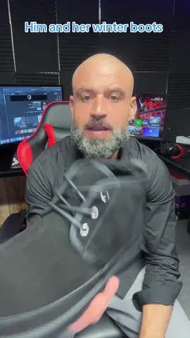 Stylish winter boots🔥.                           #winterboots #stylelishwinterboots.  #truckerboots #himandherboots #christmasgidtideas #footweardesign #truckerinfluencer #shopinghaul 