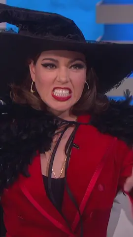 Aubrey Plaza is… the Christmas Witch. #theellenshow #aubreyplaza #christmas #christmaswitch 
