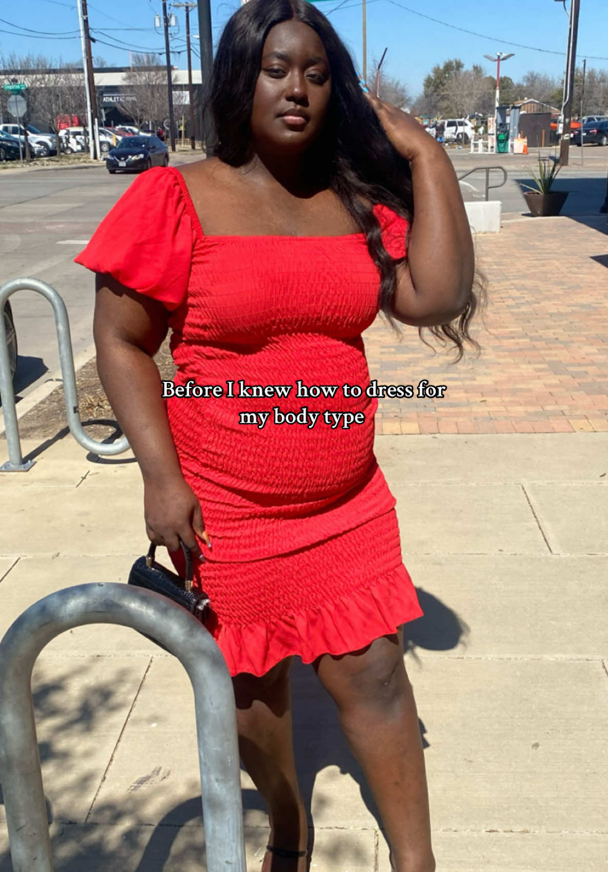 Dressing for a inverted triangle body type use to be a pain.. I had to wear spandex that made my belly look more round or opp did photo shop.. I seen a video on tiktok then went on YouTube for better explained info and never went back.. everything looks so flattering on me now 💓🫶🏾 #bodypositivity #bodytype #invertedtriangle #plussize #plussizefashion #plussizeedition 