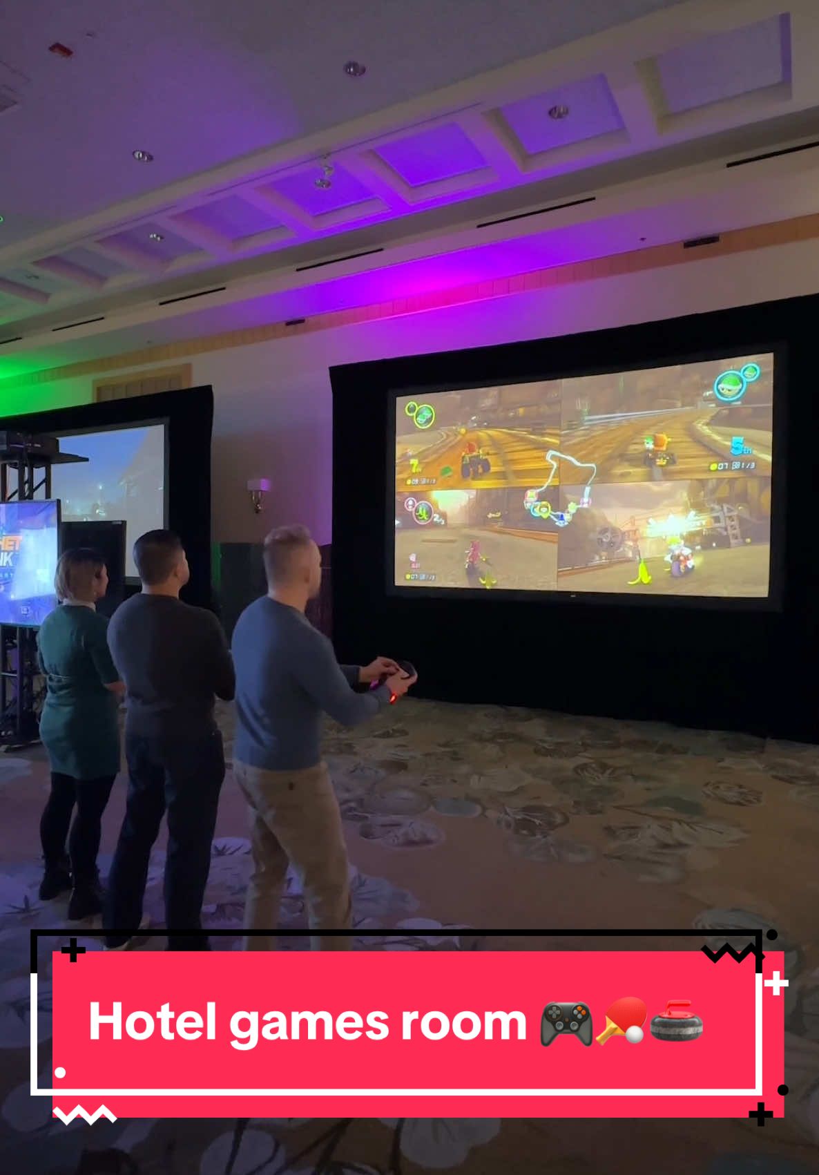 Time to LEVEL UP your holiday fun! 🎮✨  This neon-clad pop-up *Games Room* is here to bring the ultimate all-ages experience for anyone staying at the Westin Bayshore in Vancouver. From iconic arcade classics like Pac-Man and Street Fighter to epic big-screen Nintendo & PlayStation battles, there’s something for everyone... not to mention a curling lane and full-size pickleball court!! 🕹️🥌🏓 Save this if you're interested or send it someone who should go there for a vacation/staycation! 🏨 📍 Inside the Westin Bayshore, Vancouver 🕰️ Open every day from 3:00pm - 9:00pm 🗓️ For hotel guests until January 5, 2025 #media #playwell #vancouverhotel #vancouverbc