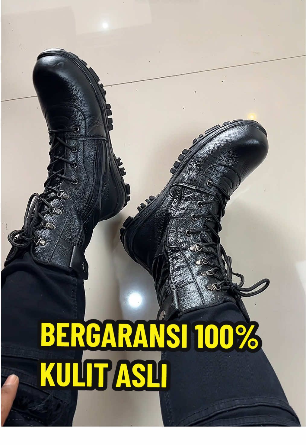 Membalas @Agus Bin Asikin Sepatu PDL Kulit Sapi Asli #sepatupdl #sepatukulit #sepatuboot #boot #sepatusatpam #sepatusecurity #sepatusafety #cuantanpabatas #gebyarbelanjadesember #wibgajian 