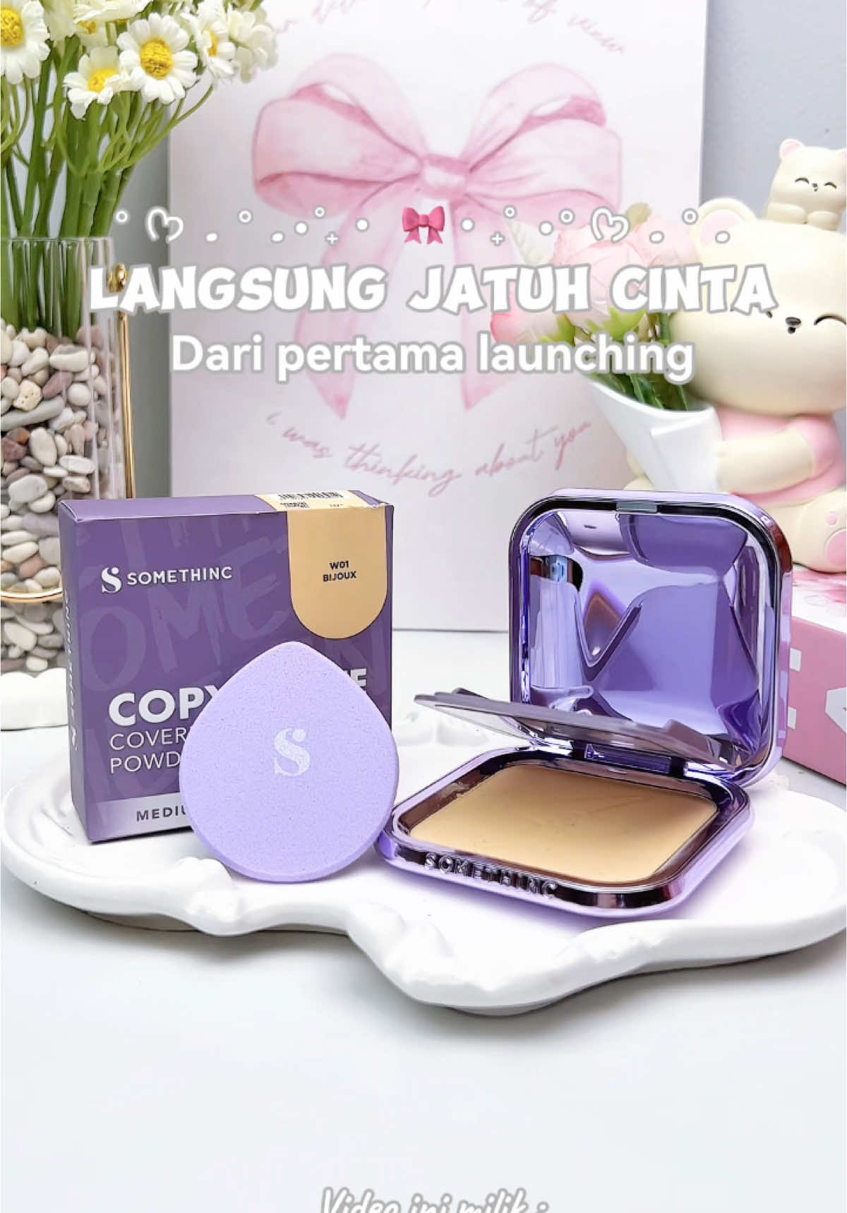 Somethinc Cover blur Bedak yang menyamarkan pori-pori wajah #cuantanpabatas #gebyarbelanjadesember #fyp #fypシ #tiktokaffiliate #tiktokviral #somethinccoverblur #somethinccoverblurpowderfoundation #somethinc #somethincofficial #somethincmakeup 