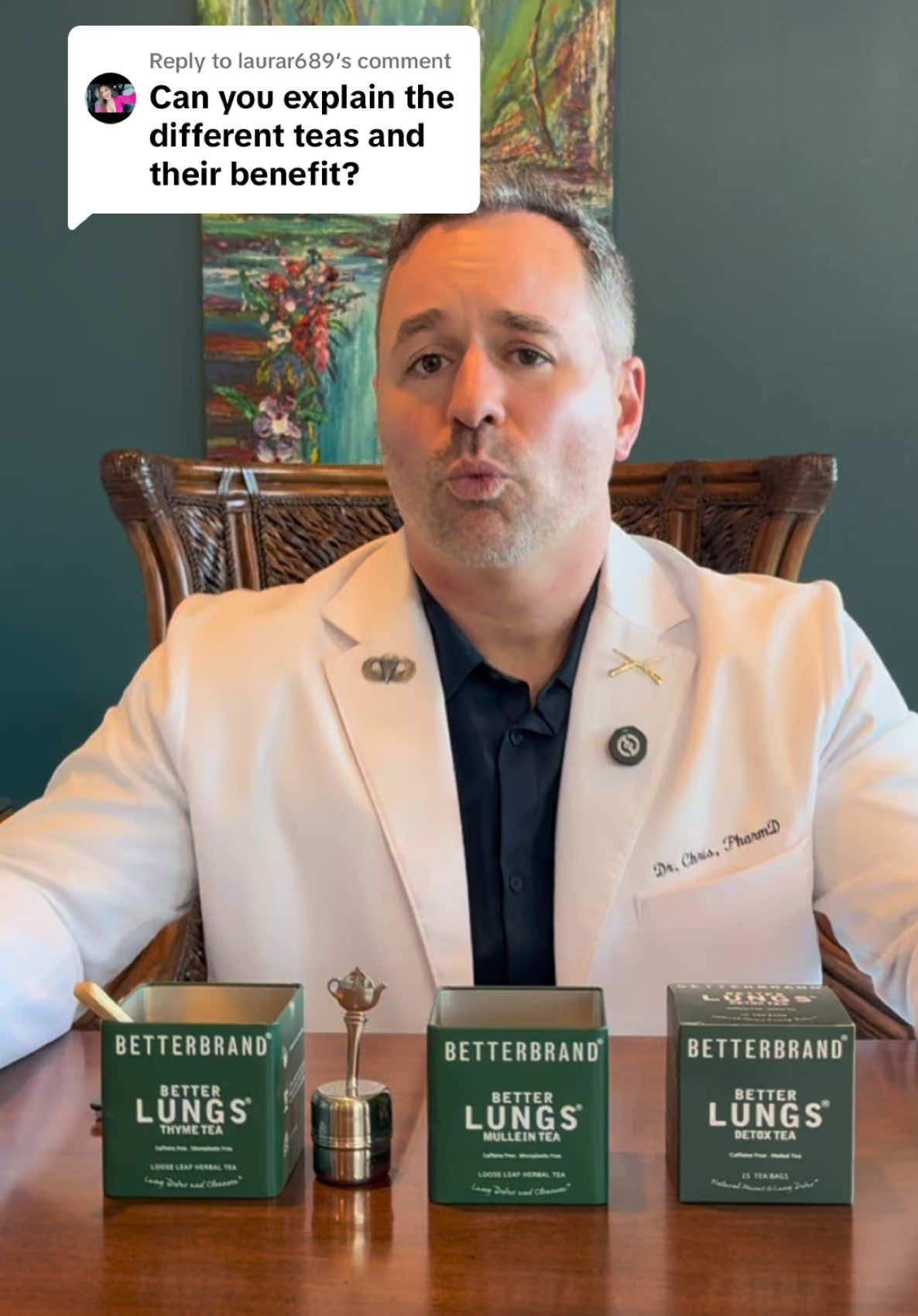 Replying to @laurar689 Support your respiratory health naturally with BetterLungs Detox Tea! Formulated to help cleanse and strengthen your lungs, it’s perfect for daily wellness or recovery. Pair it with loose-leaf mullein and thyme for their soothing properties—great for lung detox and calming irritation. Breathe easy with nature’s help! #BetterLungs #RespiratoryHealth #LungSupport #DetoxTea #HerbalRemedy #MulleinTea #ThymeTea #BreatheBetter #NaturalWellness