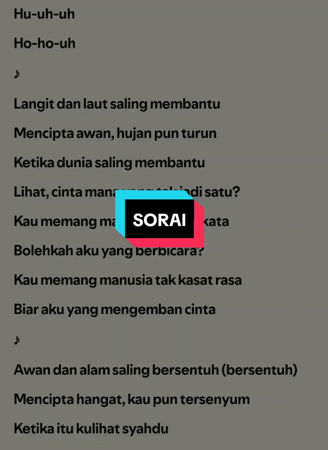 Sorai--Nadin Amizah #sorai #nadinamizah 