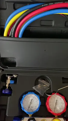 JIFETOR 4 Way AC Manifold Gauge Set, #ac #air #car #aireacondicionado #fyp #truck #refrigerant #tool #diagnostic 