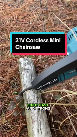 21V Cordless Mini Chainsaw #construction #tiktokshop #tiktokfind #gift #christmas #tiktoktool #mini #alloyman #motosierras 