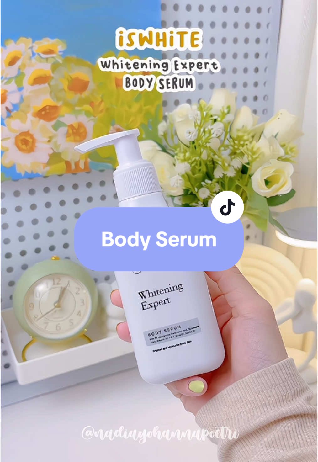 kalo udah nemu yg bagus dan hasilnya nyata. pliss jangan ganti lagi deh kata aku mah #kulitcerah #kulitglowing #serumbadan #bodyserum #GlowUp #iswhite #rekomendasiskincare 