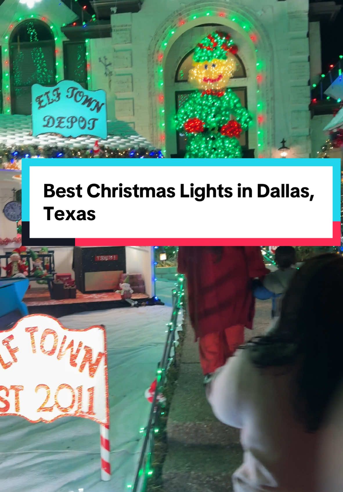Best Christmas Lights in Dallas Texas. #christmaslights #dallas #texas #christmas #decorations #christmasdecorations 