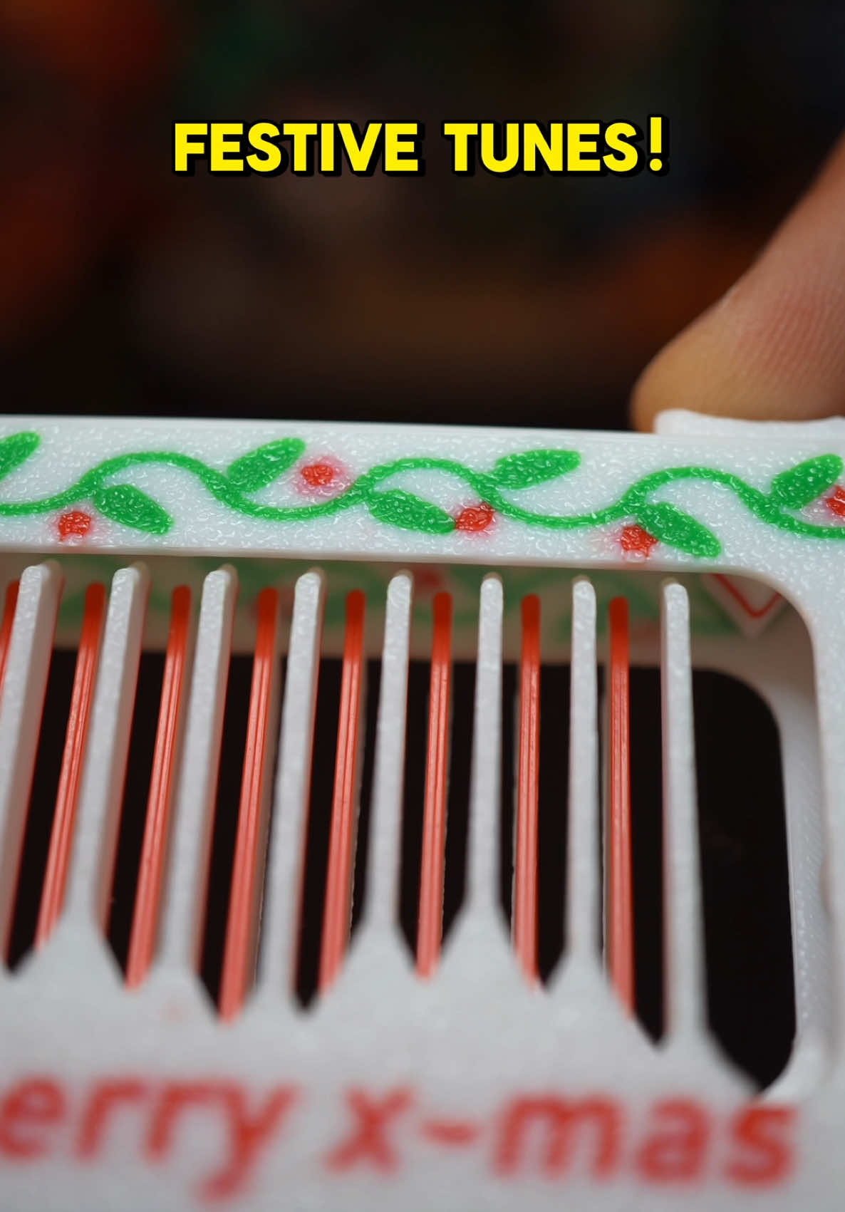 3D-Printed Musical Fidget Toy. 📁File: Makerworld 🖨️Printer: @BAMBULAB USA P1S AMS Filament: @bambulab_offical PLA White, Green, Red. #asmr #3dprinting #toy #fidget #musical 