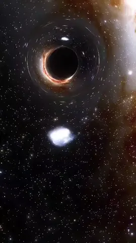 Black Hole bends light behind it which is called gravitational lensing.