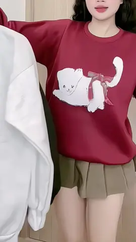 ÁO SWEATER IN NHIỀU HÌNH #aoninu #aosweaternu #aonisweater #thoitrangnu #xuhuong 