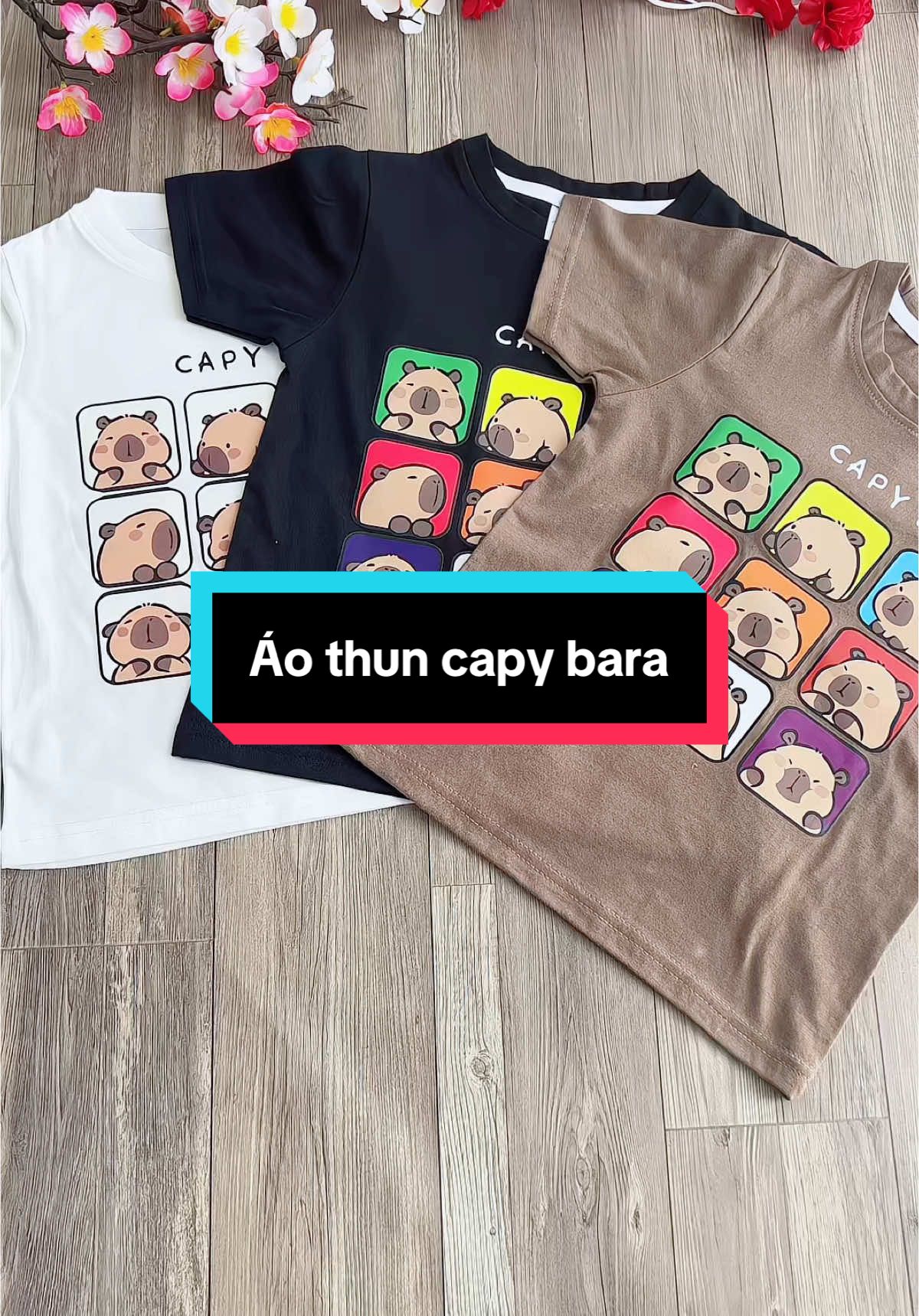Áo thun Capy bara cho bé 49k #phuonganhkids #mevabe #thoitrangtreem #thoitrangtiktok #xuhuong #xuhuongtiktok #aothun #aothunchobe #aothuncotton #aothuncapybara 