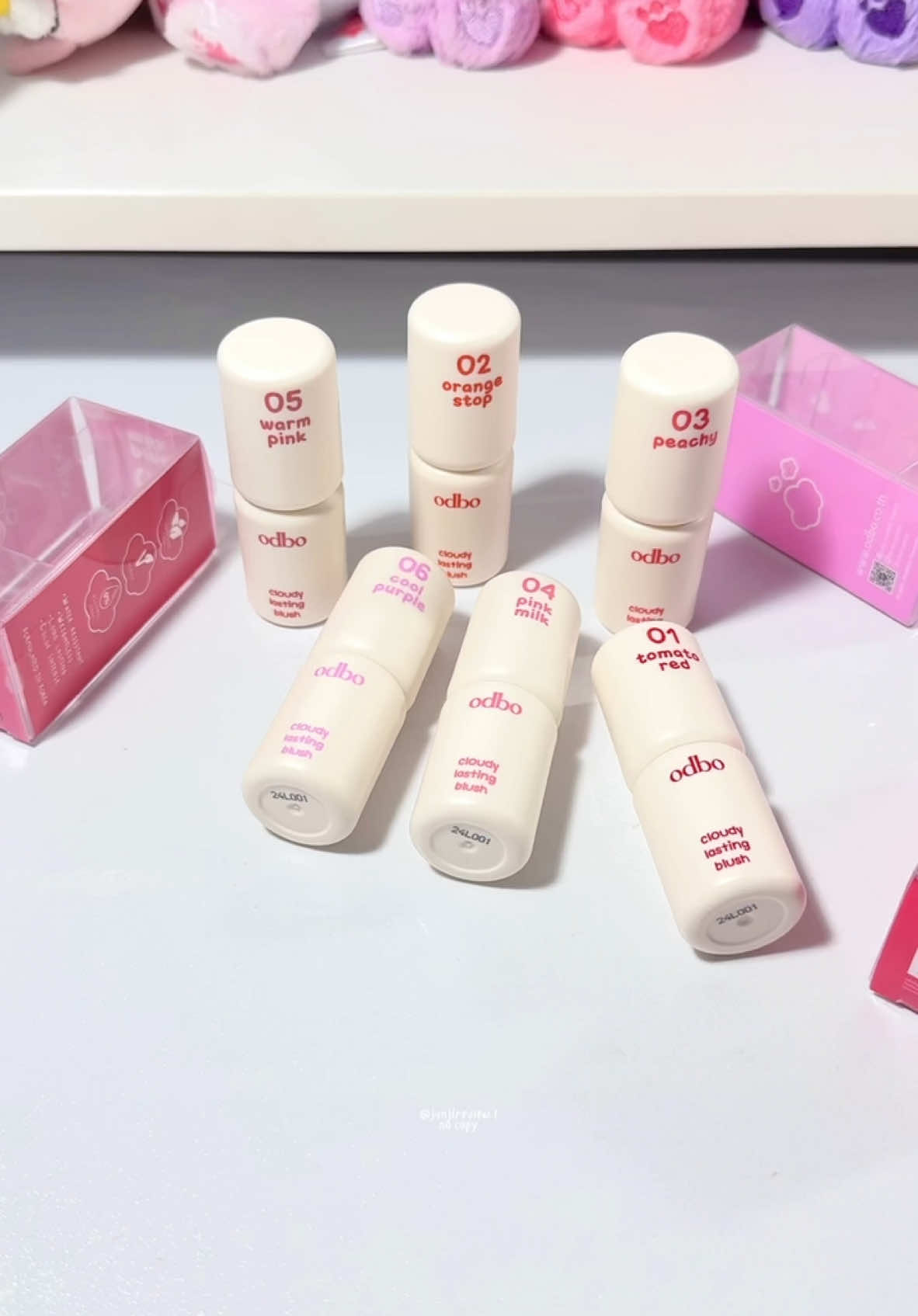 odbo cloudy blush ☁️🤲🏻 บลัชปลุยเมฆ แพ็คเกจน่ารัก โทนสีสวยจับใจ ต้องมี #eveandboy #odbo #บลัชออน 
