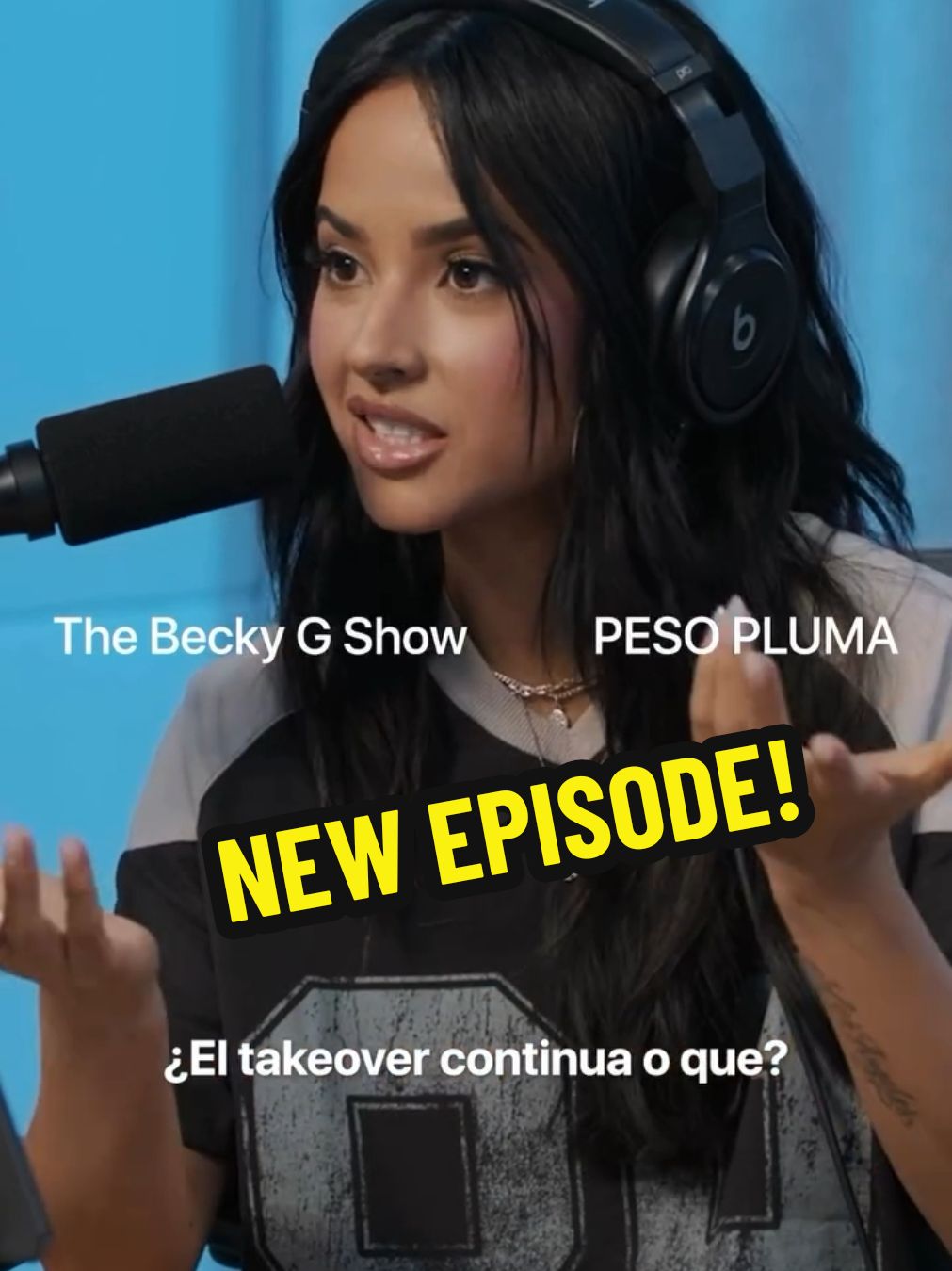 El segundo episodio de “The @Becky G Show” con Peso Pluma está disponible en Apple Music 💙 #beasters #music #latina #singer #newepisode #show #podcast #applemusic #iambeckyg #trending #fyp #parati #viral #beckyg #celebs #pesopluma #cantante #musician #mexicana #artist #celebs #women #encuentros #musica #newmusic #thebeckygshow #update #tour #songs #collab 