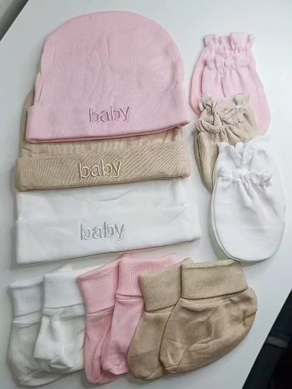 3in1 set infant Bonet, gloves, socks bili kana ngayon na!! #babyneeds #babyessentials #bonet #gloves #socks 
