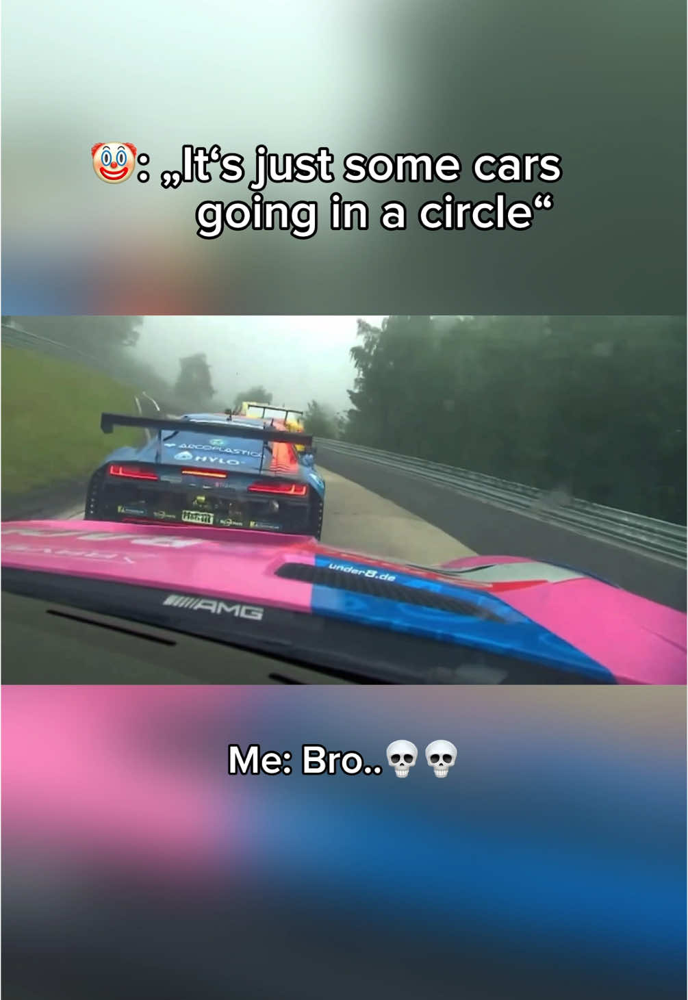 „Just some cars going in a circle“ 💀 #nürburgring #nordschleife #racing #car #cars #pov #Motorsport #onboard #gt3 #dtm #vln #24h #carguy #straightcutgears #audir8 #amg #carenthusiast #fail 