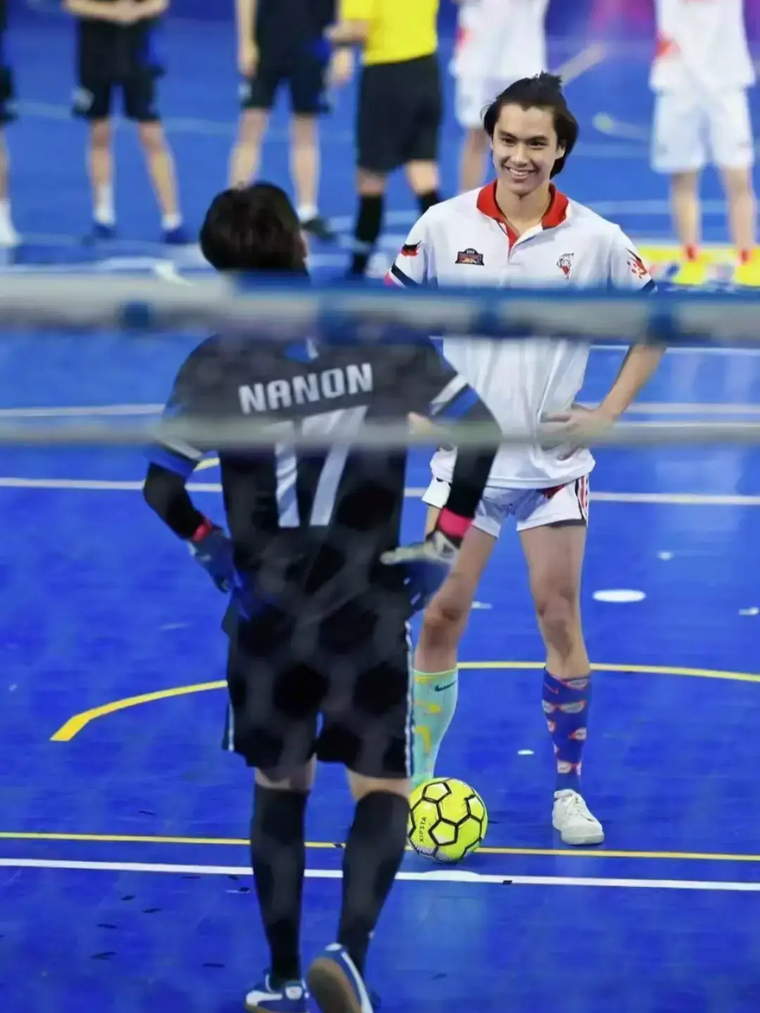 my favorite both ❤️💚✨️😍😍 | @ohmpawat @7r1pl3._.n  #ohmnanon #ohmpawat #nanon_korapat #gmmtvstarlympics2024 #🐧🧡✨💙 