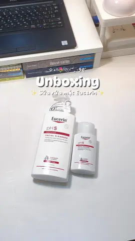 Unboxing sữa rửa mặt Eucerin, em sữa rửa mặt chân ái cho mọi loại da kể cả da nhạy cảm😍 #suaruamat #eucerin #suaruamateucerin #skincare #unbox #lamdep #xuhuong #viral 
