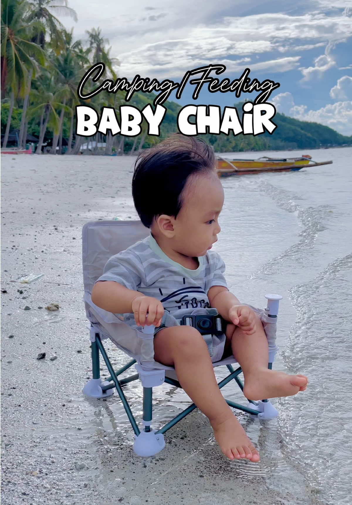 Baby Camping Feeding Chair na deserved ng anak mo!🥰🥰🥰#affordable #camping #baby #fyppppppppppppppppppppppp #fyp #tiktok #foryourpage 