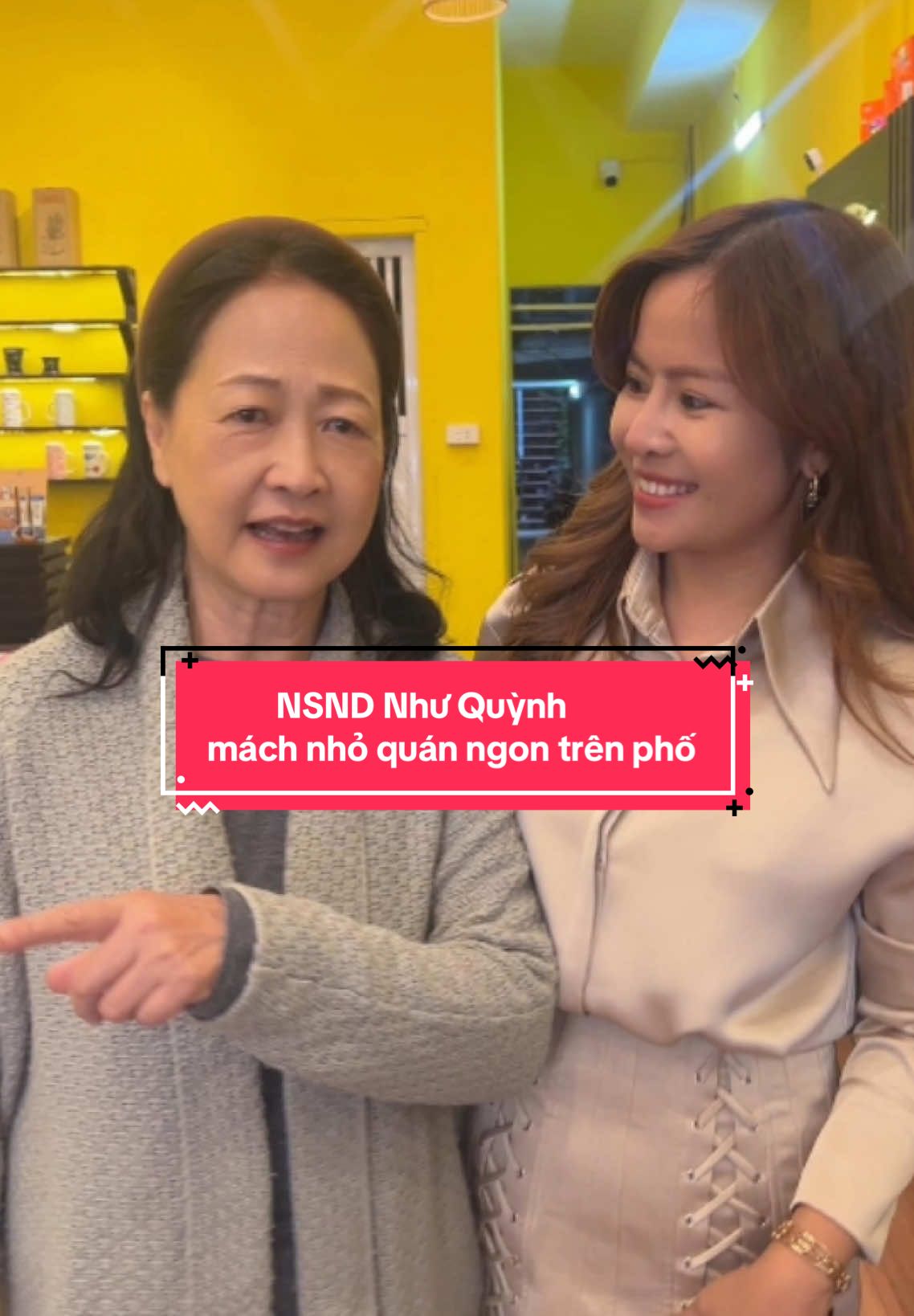 Cuối tuần lên phố ăn gì đây? NSND Như Quỳnh mách nhỏ em Sinh Vist #xh #xuhuong#dujp #ancungtiktok #foodtour#nsndnhuquynh #vistmedia #sinhvist 