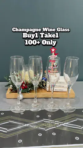 Buy 1 Take 1 Wine Glass 🍷#wineglass #wineglasses #champagne #glasses #champagneglass #christmas #tableware #wine 