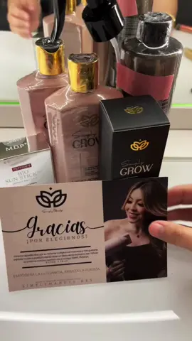 #simplymandys #simplymandysproducts #shampoo #conditioner #leaveinconditioner #biosunstick #tonic #fyp