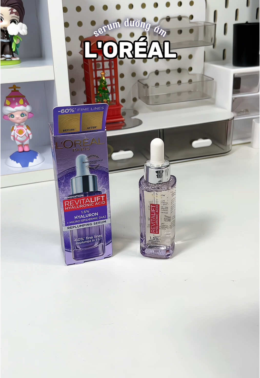 chân ái #loreal #serum #unboxing #zieunbox #fyp 
