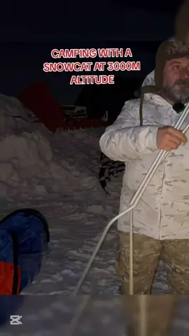 CAMPING WITH A SNOWCAT AT 3000M ALTITUDE  #sephoraalışverişim #camping #campingvideos #atikailesi #campinginthesnow #snowcamping #wintercamping #coldcamping #adventureawaits #naturelovers #outdoorlife #explore #campinglife #adventuretime #happycampers #wilderness #campingvibes #solocamper #fyp #Outdoors  #camping #sephoraalışverişim 