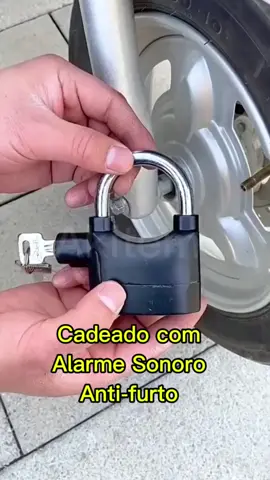 Cadeado anti furto a prova D’agua. #seguranca #cadeado #furto 