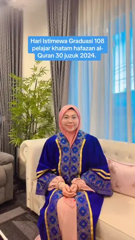 Bismillah Ustazah simpan di sini, kenangan sangat indah meraikan 108 orang pelajar tingkatan 3 2024 yang telah khatam hafazan Quran 30 juzuk. 21 December 2024. Hari yg sama ustazah meraikan ulangtahun kelahiran ke 49.  Semoga Maahad Tahfiz Integrasi Sains Madinatul Huffaz menjadi ladang amal dan jariah terbaik untuk kita semua. Meniti usia menginjak 50 tahun, segala peluang yg Allah SWT berikan , insya Allah mudah2an dapat dipenuhi untuk menanam benih-benih kebaikan buat ummah , insya Allah mudah2an dapat dituai di sini ( dunia) dan di sana ( akhirat).  Kepada seluruh warga Madinatul Huffaz.. Alhamdulillah .. tahniah.. kita cemerlang bersama-sama biiznillah.  Kita didik anak-anak insya Allah insya Allah dengan adab dan ilmu.. Allah al -Musta'an.  #madinatulhuffaz #tahfidz #matismh #ustazahnorhafizahmusa 