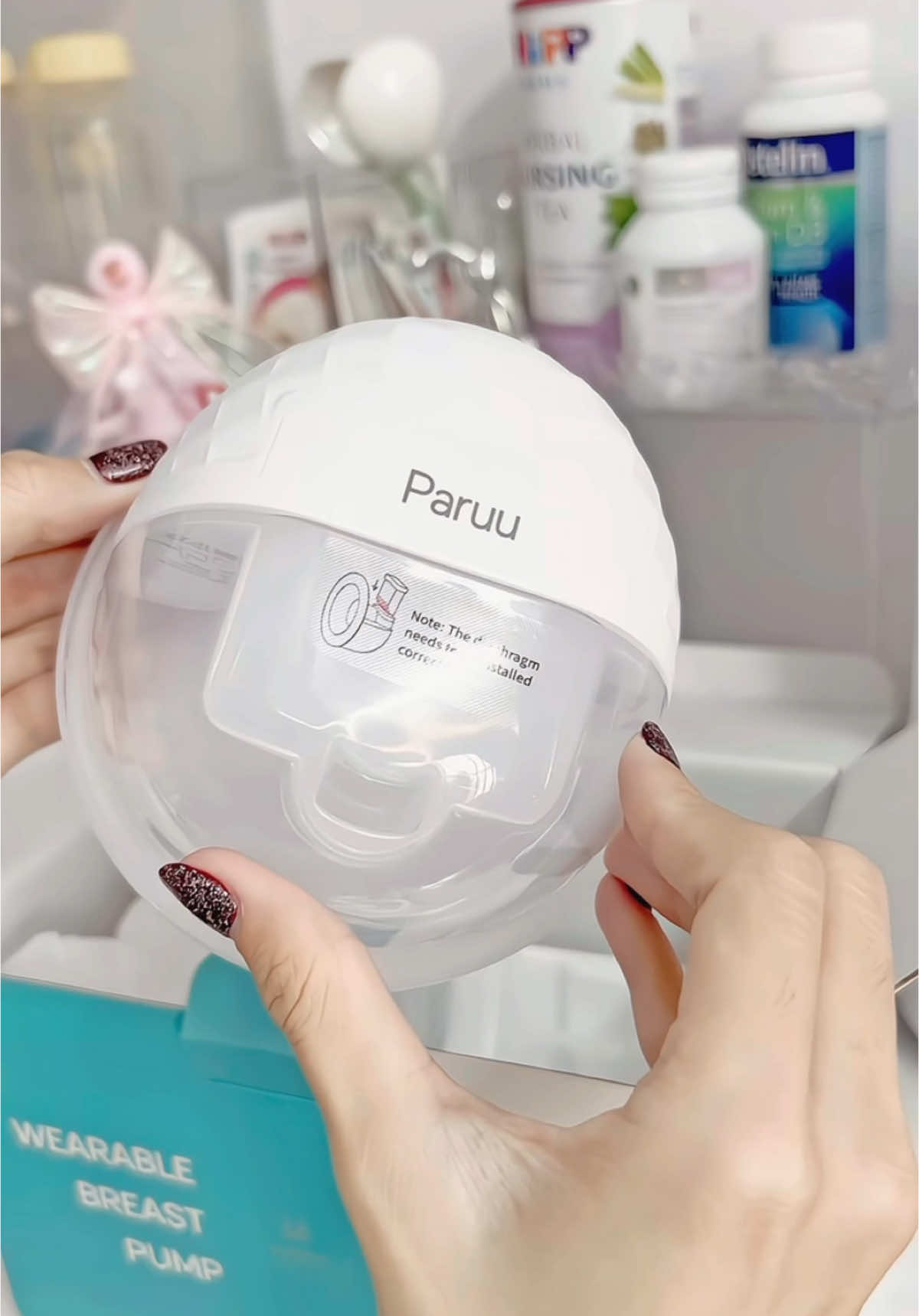 Thích cái tone màu máy này ghê í 🤭  #landaulamme #mebimsua #reviewbimsua #hutsua #paruu #momcozy #xuhuong #foryou #fyp #mayhutsuaranhtay #embe 