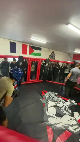 Moment fort du combat de ce matin 💥 #mma #fighter #wrestler 