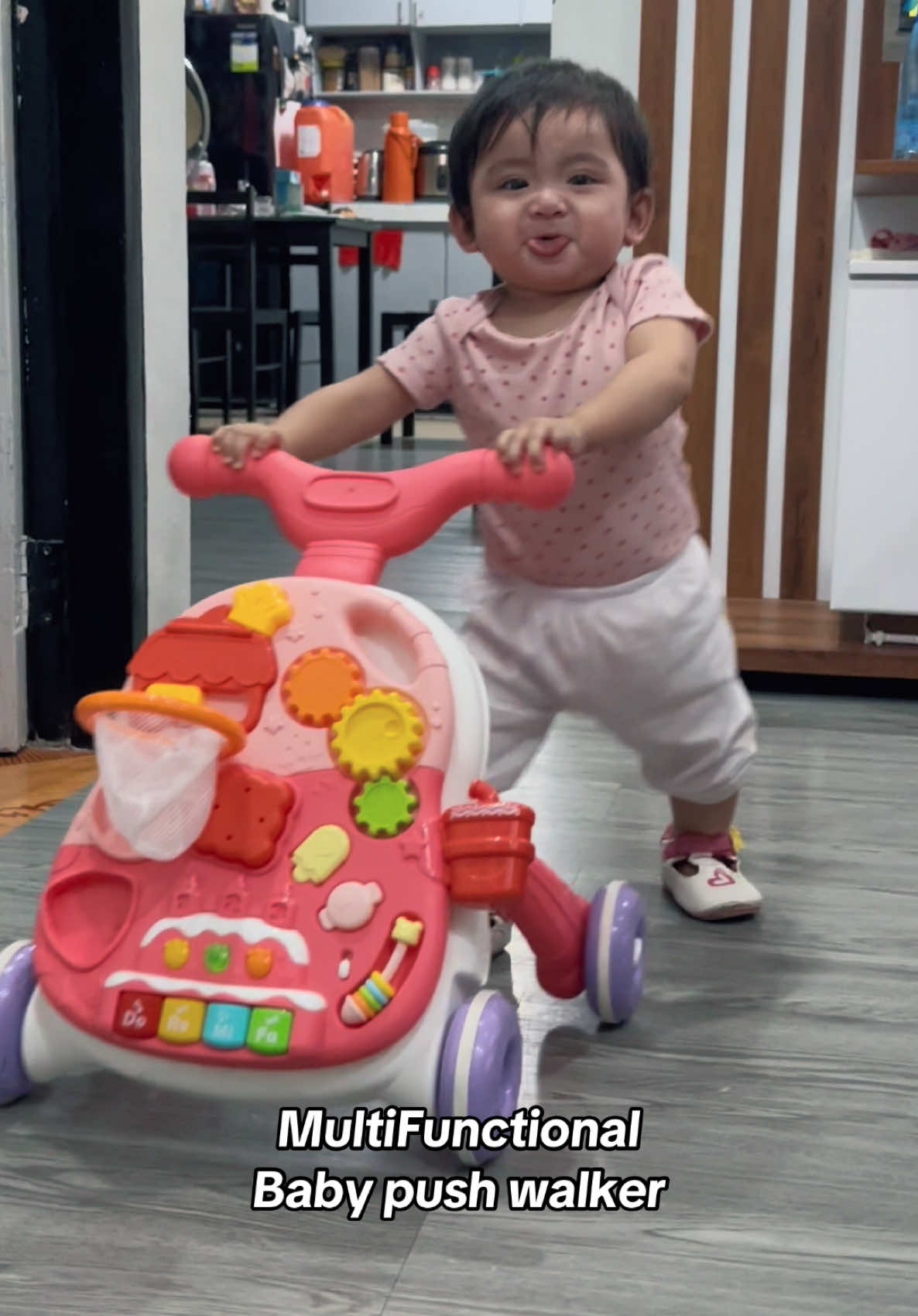 Multifunctional Baby Push Walker, mas prefer ng pedia kase walker lang#babypushwalker #baby #toddlertoy #babiesoftiktok #babylove #babygirl #walk #audellajass #11monthsold #fyp 