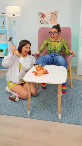 When you think you broke her leg… but it’s giving Oscar-worthy drama 🦵😭😂 #FakeLegRealDrama #PrankQueen #ChaosUnleashed