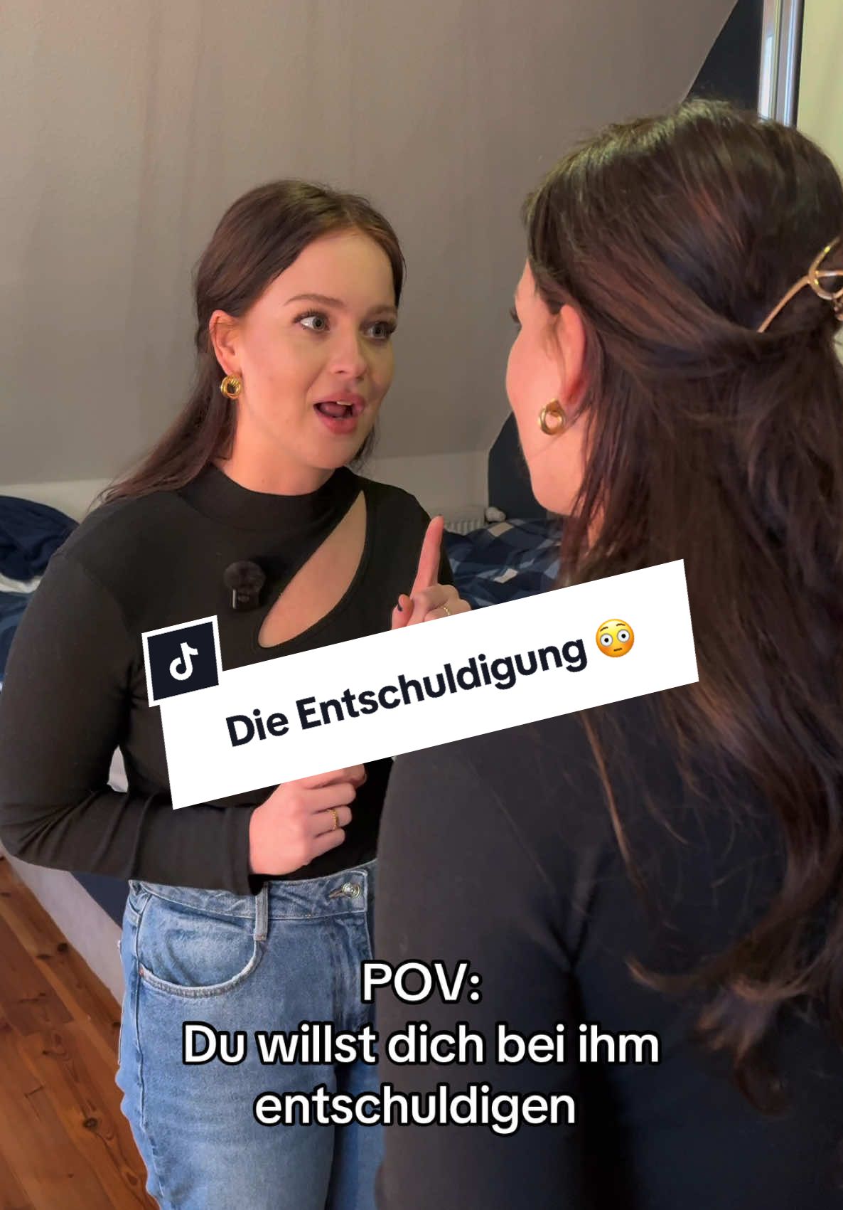 Ich will mich bei ihm entschuldigen…?! 😳 #semihundiman #frauensprache #sketchcomedy #fürdich 