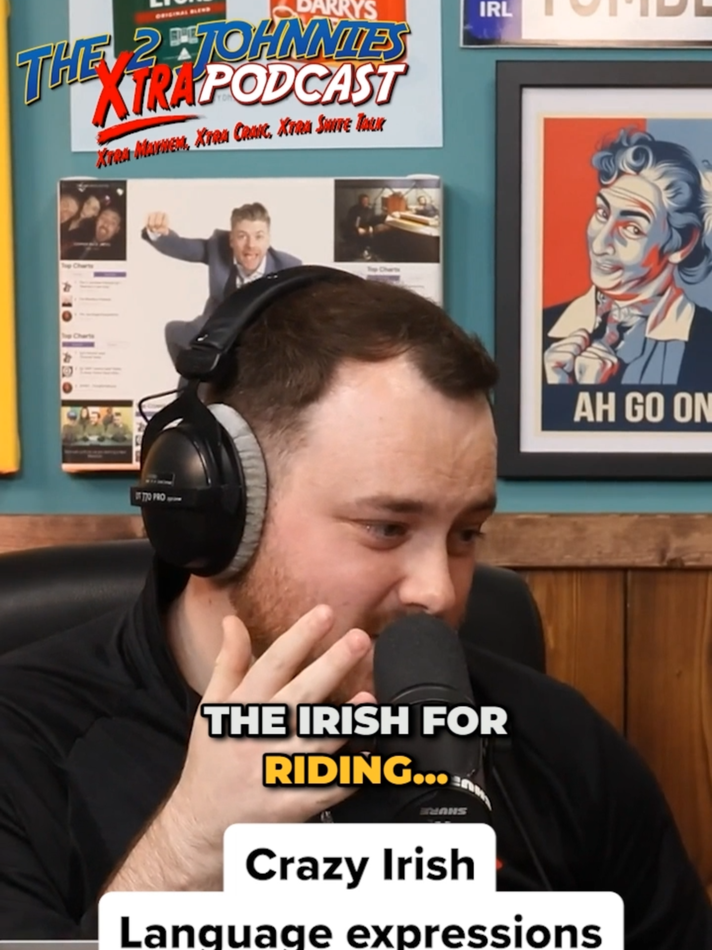 Irish words you need to know this Christmas. Impress your friends by knowing the Irish for “riding”. On The 2 Johnnies Xtra Podcast Ep.230 we were joined by our good friend 2fm's Aindriú de Paor. Available now on Patreon and Spotify. The Xtra Podcast is members only and gets you access to: Over 200 unheard podcasts New episodes every Thursday Plus Exclusive members only livestreams Early access tickets 10% off merch #funnypodcast #podcaster #irelanddaily #irish #ireland