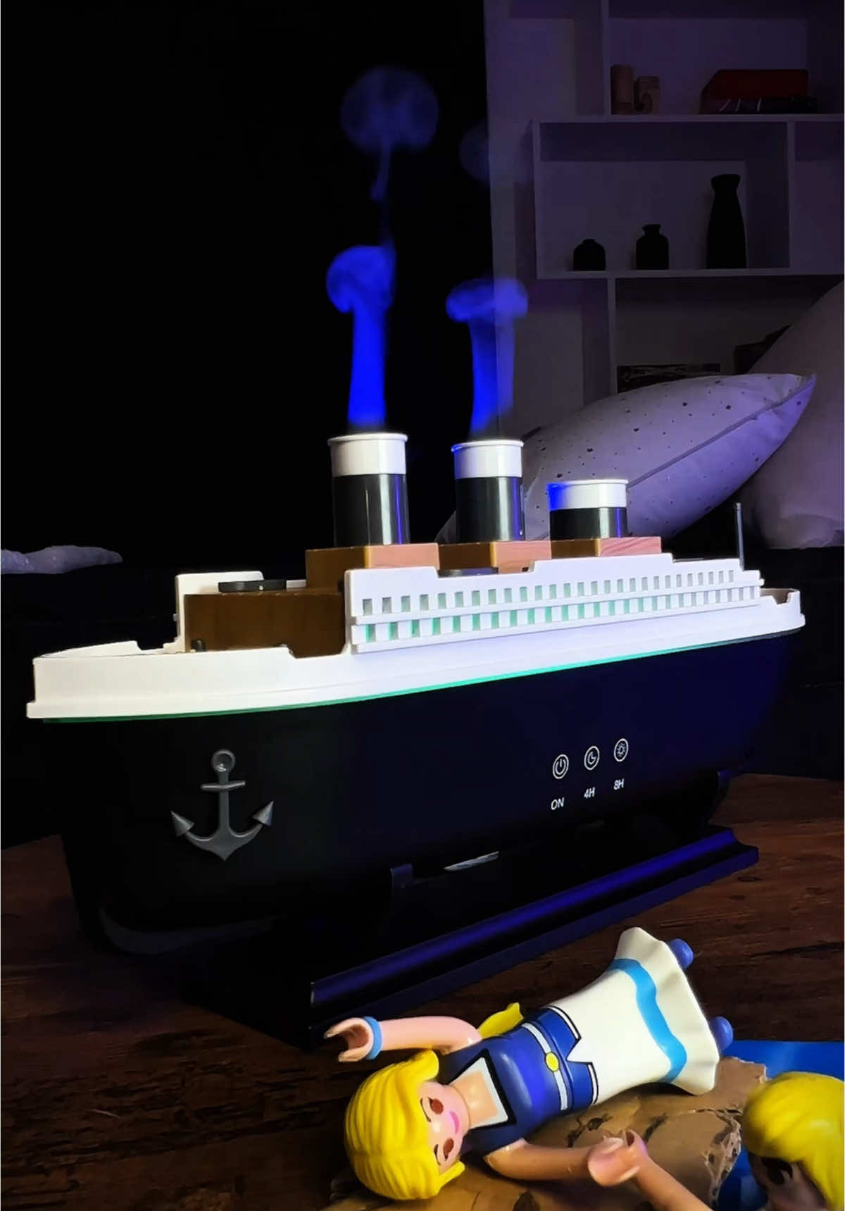 🌫️🚢 Sail into serenity with this Titanic-shaped humidifier! Not only does it keep your air fresh and healthy, but it also creates a calming, harmonious atmosphere. 🌊✨ Perfect for Titanic movie fans 🎥❤️ or anyone looking to add a unique touch to their space. 💨 Why you'll love it: ✅ Fresh, hydrated air for better breathing. ✅ Stunning design that sparks conversation. ✅ Soft ambient light for ultimate relaxation. Bring the magic of the Titanic into your home and relive one of the most iconic stories of all time! 🌟 📢 Order yours today and set sail toward a cozier home! 🔗 #TitanicHumidifier #AirHumidifier #HomeEssentials #TitanicFans #RelaxingVibes #AestheticDecor #TikTokShopping #HealthyAir #SelfCareEssentials