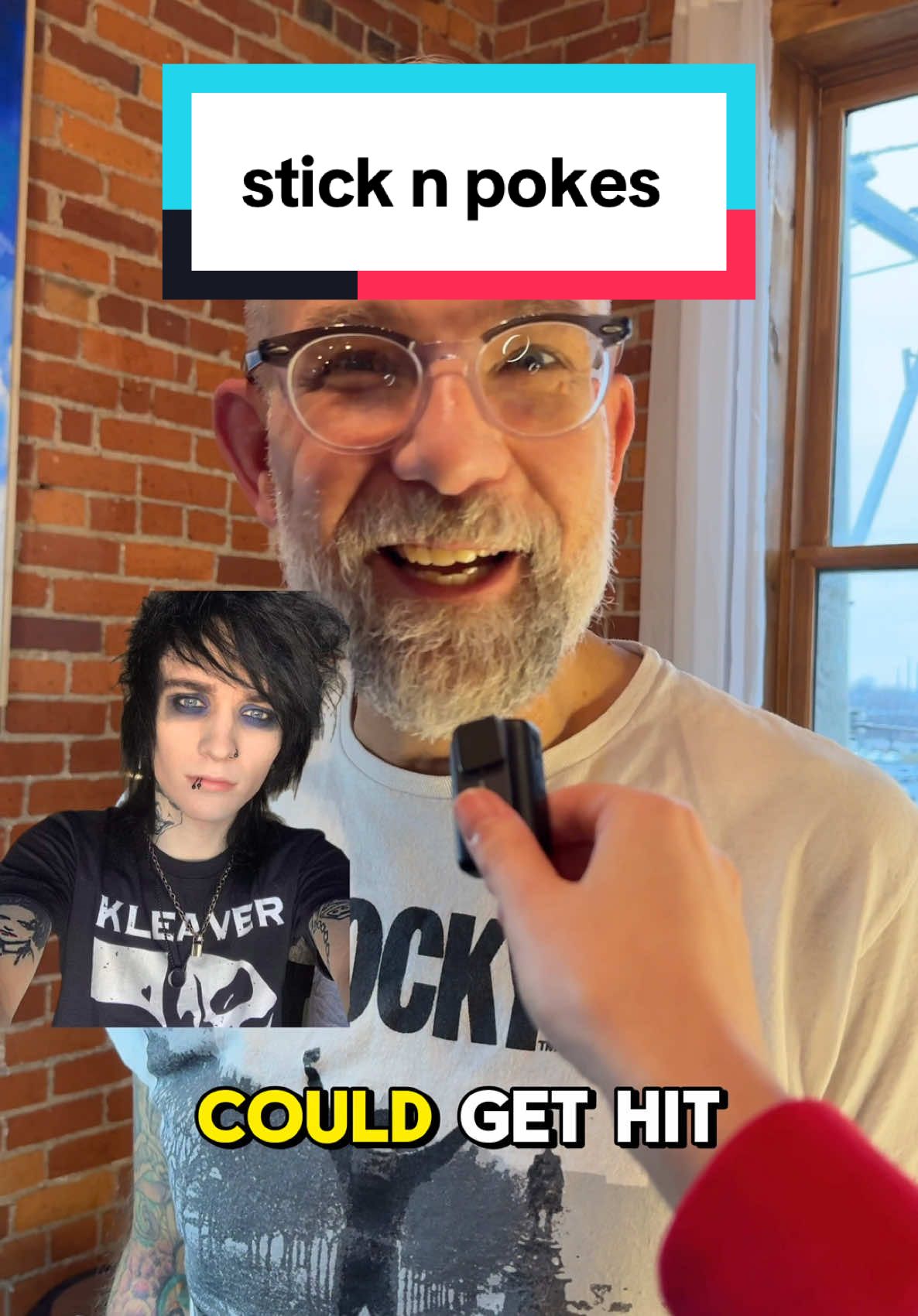 me watching with a stick n poke on rn 👁️👄👁️ #sticknpoke #tattooartist #tattoo #tattooshop #tattooideas #us #indiana #mancostudios #tattoostory 