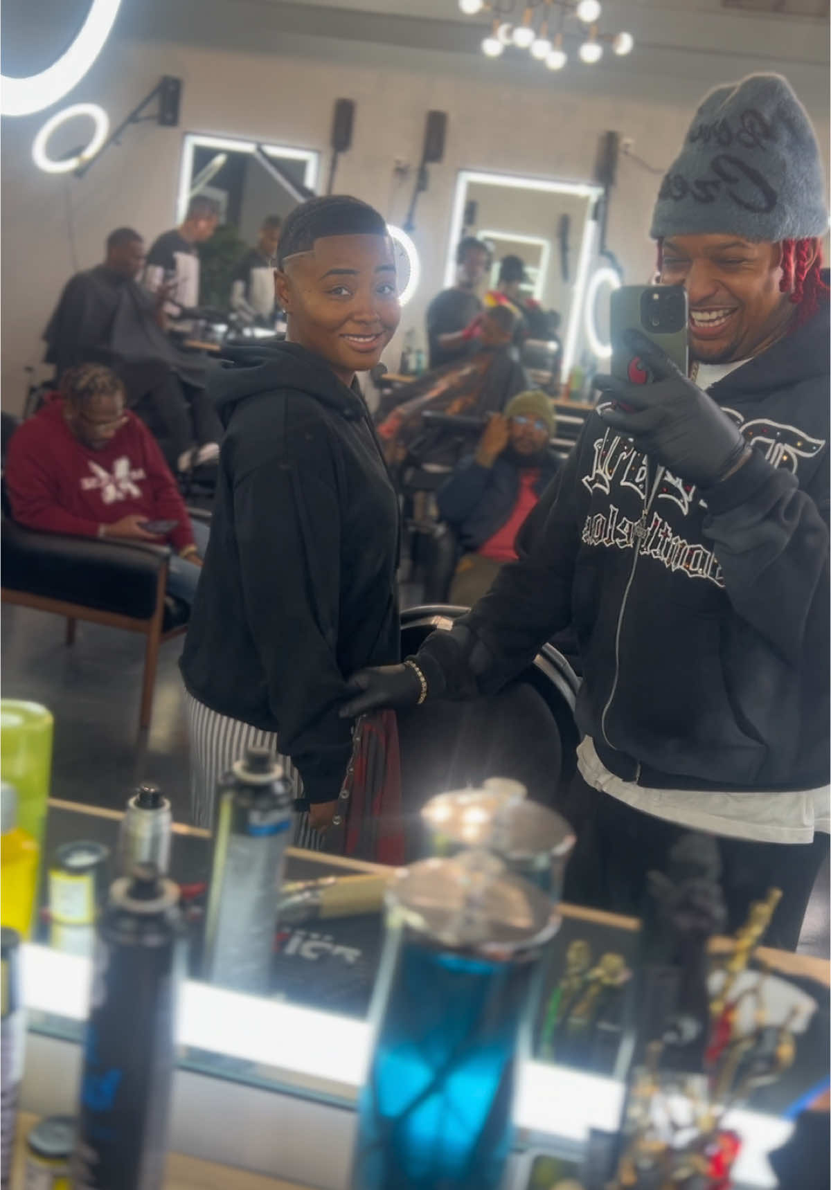 You Aint Gotta Pay Me 😂😍💈 #barbershop #dallasbarber #stud #cutestuds😍 #funnyvideo #explore #barber #Love #viralvideo 